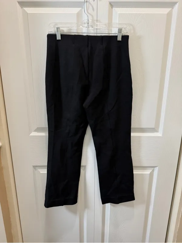 Maeve Poppy Kick Flare Pull On Black Pants Small - Image 6