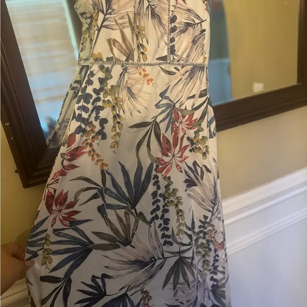 Floral Maxi Dress White Size undefined - Image 4