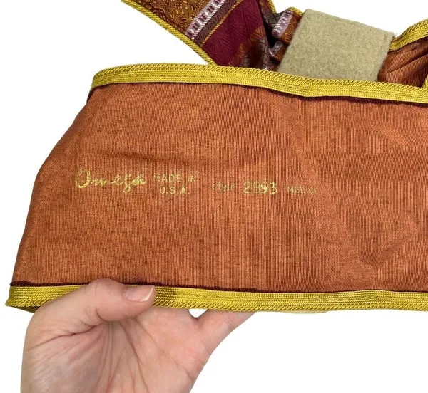 NWT Vintage Omega Fabric Wide Bohemian Coin Belt - Image 10