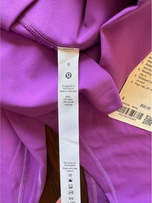 Lululemon Align High Rise 28” Moonlit Magenta Size 8 NWT - Image 6