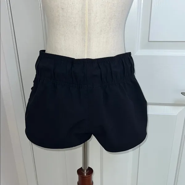 Roxy Black and White‎ Athletic Shorts with Drawstring Waist - Image 3