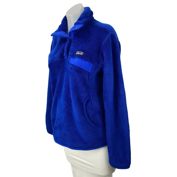 Patagonia Re-Tool Snap-T Fleece Long Sleeve Collared Sweater Sweatshirt Top Sz S - Image 2