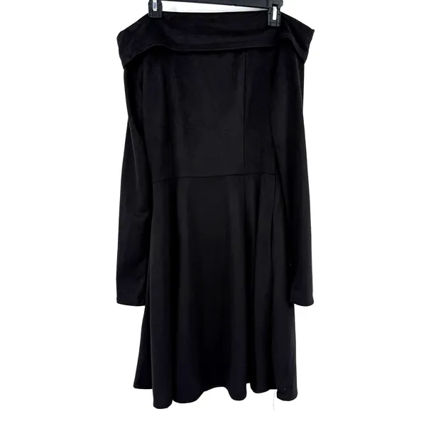 Altar'd‎ State Size Medium Off the Shoulder Black Long Sleeve Dress Short - Image 3