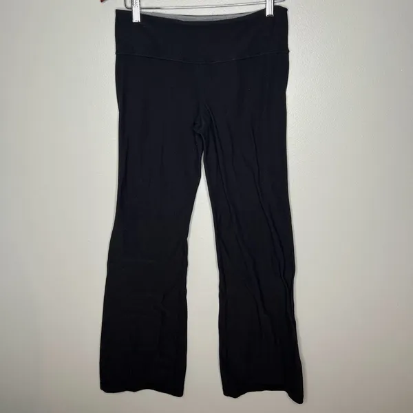 Lululemon Wunder Under Pant Reversible Black / Transition Fall 12 Quilt 30 sz 8 - Image 8