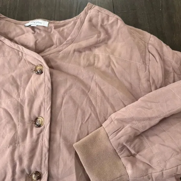 Polygram Brown Quilted Jacket - Image 2