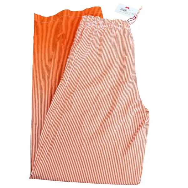 Solid & Striped The Oxford Pant Orange White Ombre Stripe Cotton XL NEW - Image 4