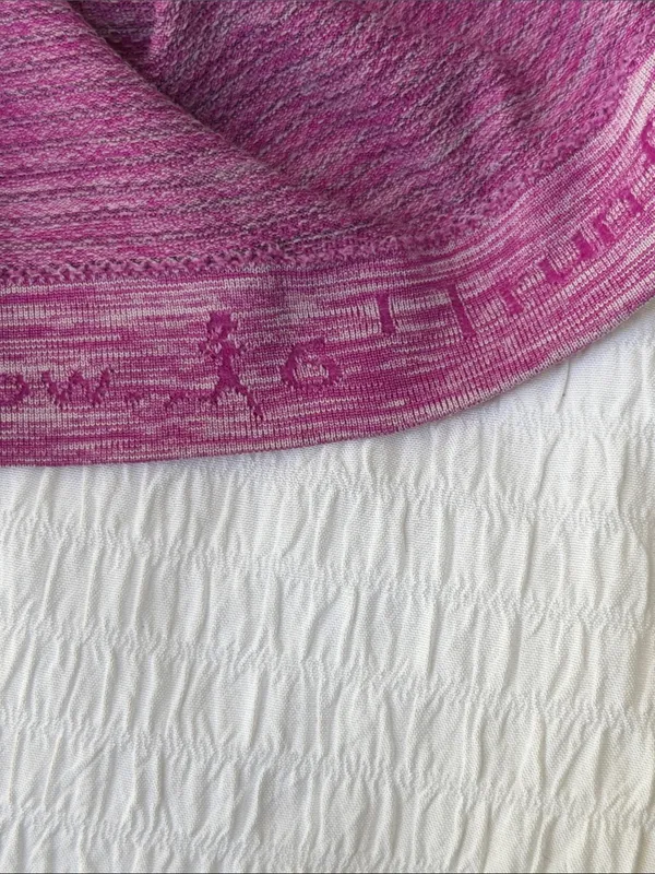 Lululemon Swiftly Tech Short Sleeve Crew Heathered Purple / Magenta Mix Size 6 - Image 12