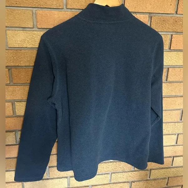 The North Face Quarter Zip Navy Blue Fleece Women’s Size XL Long Sleeve Cozy - Image 6