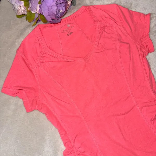 Tangerine Pink Athletic Top - Image 2