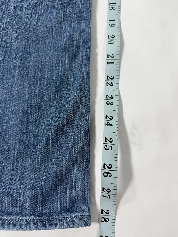 Y2K Gap Low Rise Flare Jeans Women’s 6 Ankle Light Wash Stretch Denim - Image 9