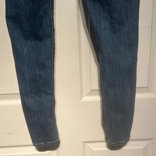 Buckle Light Blue Distressed Skinny Jeans - Image 6