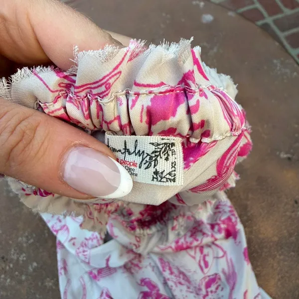 Free people Dreamy Days Pajama Set pink + white western cowgirl theme sz xs #loungewear #cozy #sleepwear #y2k - Image 5