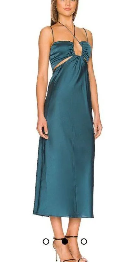Show Me Your Mumu Revolve x Codie Cut Out Dress in Jade dress - Image 4