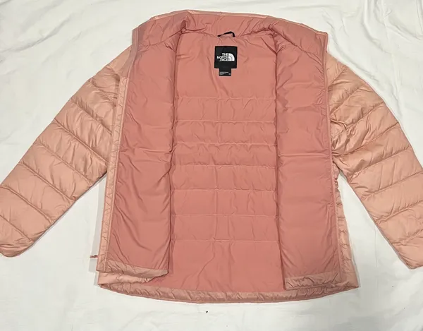 The North Face Pink Puffer Jacket - Image 4
