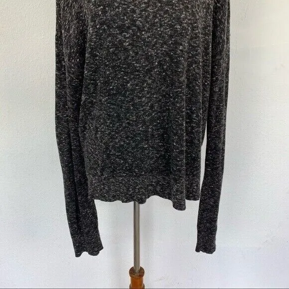 Wilfred Aritzia Top Small Gray Long Sleeve Minimalist Cozy Luxe - Image 3
