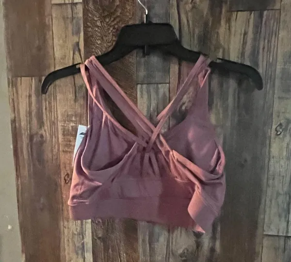 NWT AVIA Women's Pink Sports Bra size large SH2 4 - Image 4