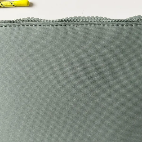 Dagne Dover Pouch Neoprene Sage Green Small Zippered Travel Pouch - Image 3