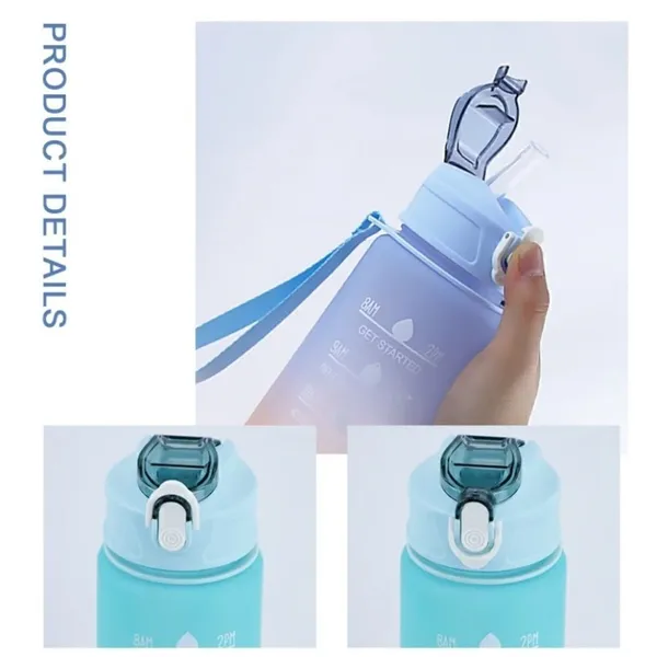 Sport leak proof water bottle Pink - Image 5