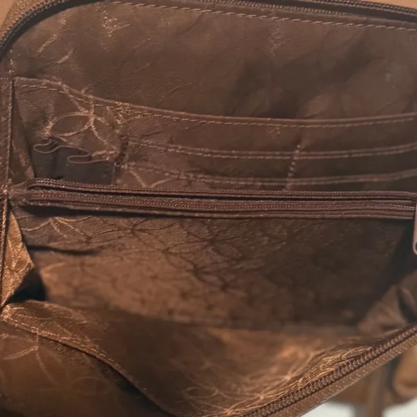Fossil Women's Vintage Geniune Brown Soft Supple Leather Crossbody Shoulder Bag - Image 6