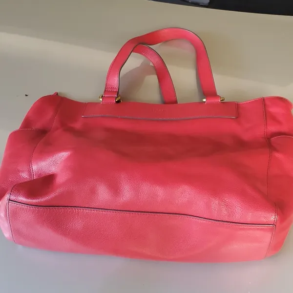 Fossil  Red Leather Bag - Image 3