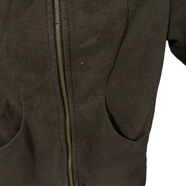 Lululemon Women's Green‎ Scuba Hoodie Jacket Size 4 - Image 3
