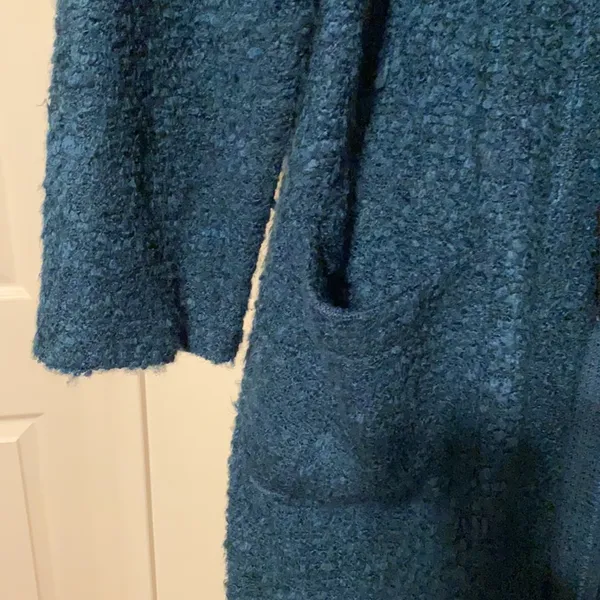 Xhilaration textured long front tie cardigan - Image 4
