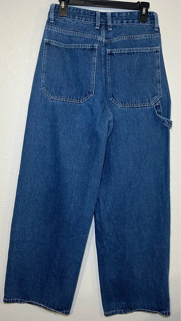 Peppermayo Jaylie Denim Jeans Size 4 Indigo Wide Leg - Image 4
