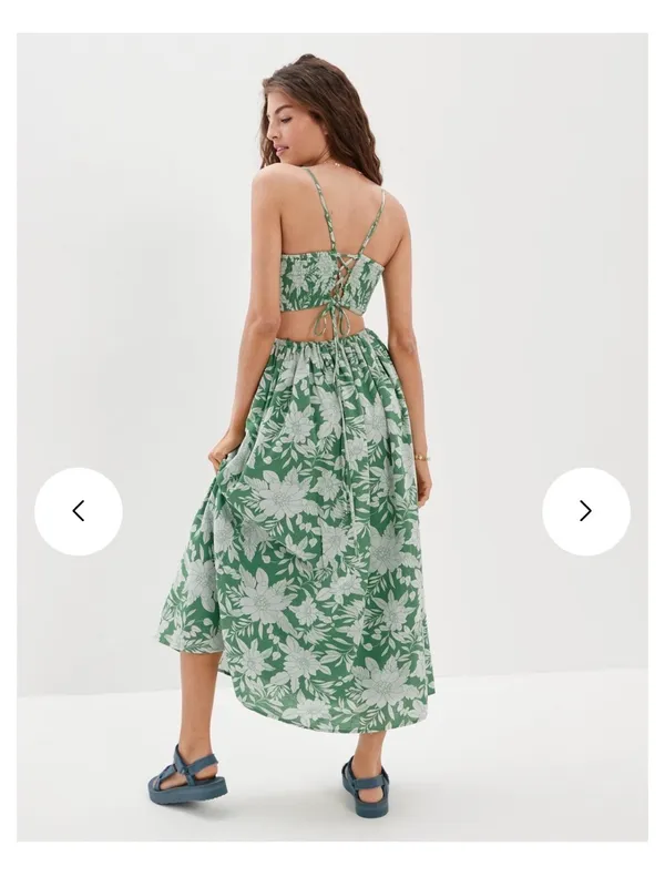 American Eagle Sunset Smocked Sundress - Image 2