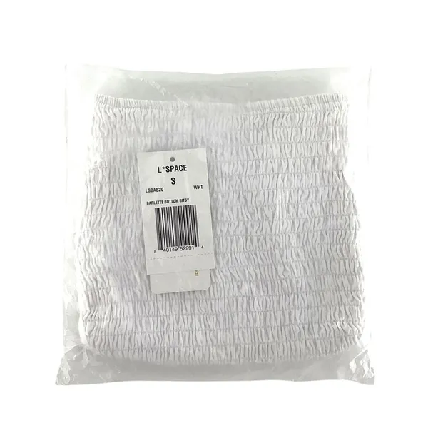 l*space White Smocked One-Piece Swimsuit - Image 5