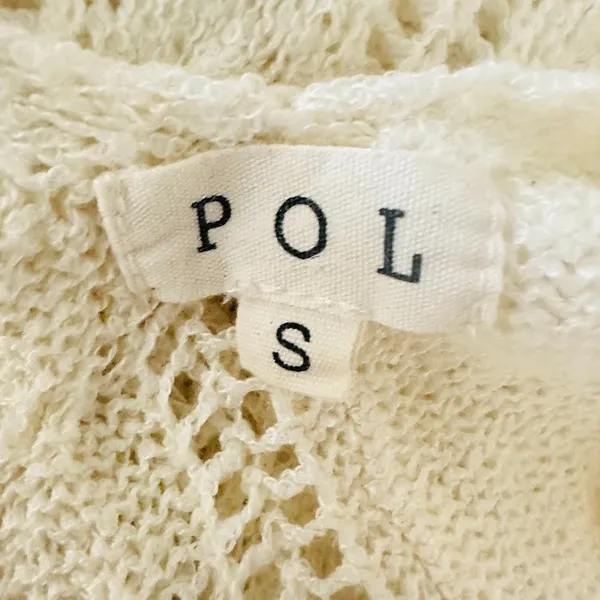 POL Oversized Dolman Sweater S Relaxed Lightweight‎ Patchwork Camo Distressed - Image 7