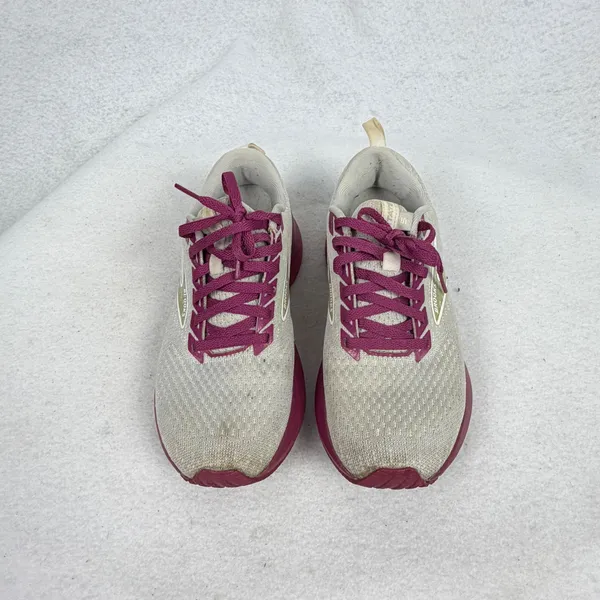 Brooks Levitate 5 Running Shoes Womens 6 Neutral Road Sneakers Grey Purple - Image 4