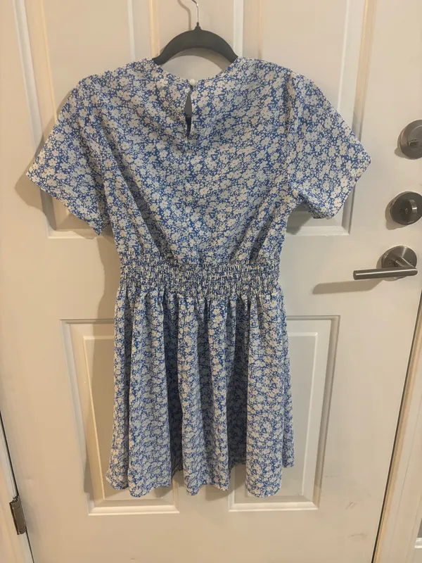 Shein Blue Floral Dress - Image 2