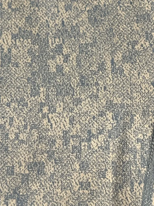 Womens XS Gymshark Fleur Texture Leggings Light Blue Marl High Rise - Image 7