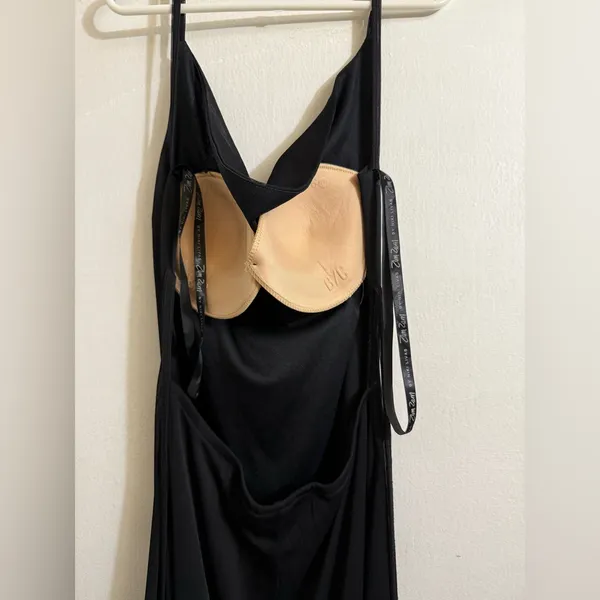 Vintage Zum Zum by Niki Livas Black Spaghetti Strap‎ Dress Size 5-6 - Image 3