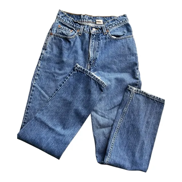 90s Levi’s 512 Jeans - Vintage 1990s Levi's Jeans Straight Leg 512s Size 7 Reg - Image 4