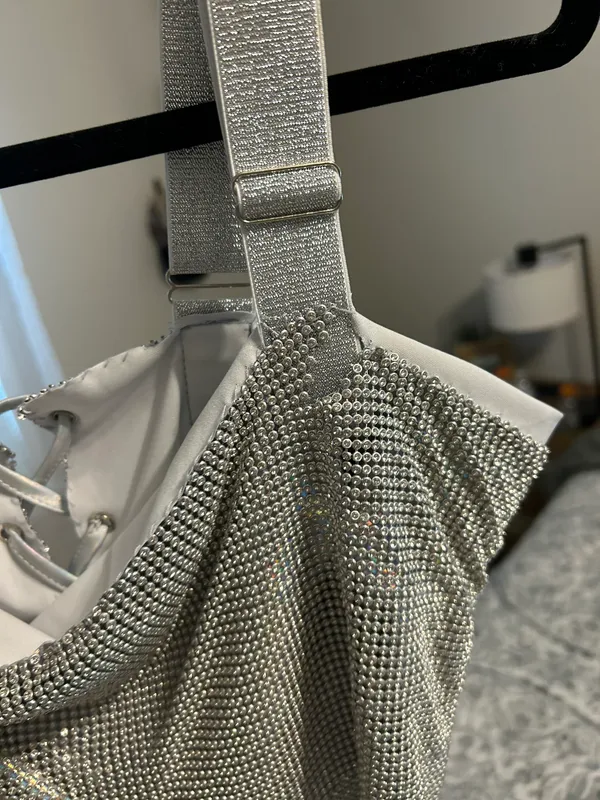 Rhinestone Crop Top - Image 3