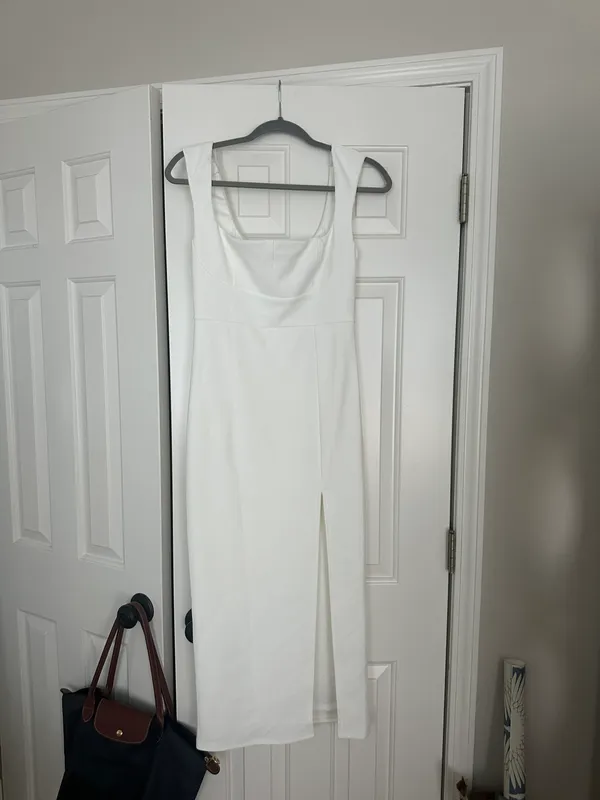 Hello Molly White Mid Dress - Image 9