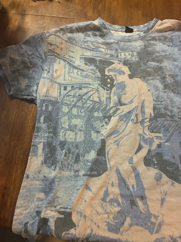 Urban Outfitters graphic t-shirt with statue - Image 2