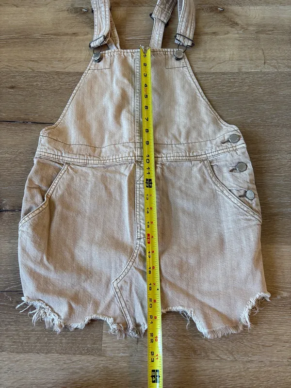 Free People Tan Overall Dress - Image 4