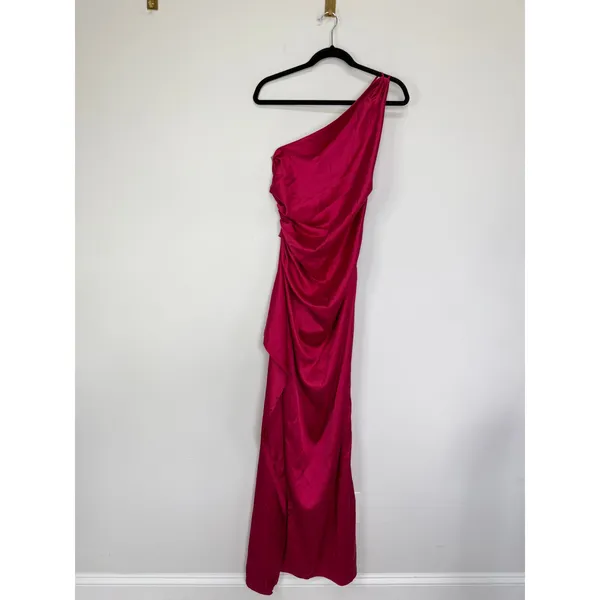 Babyboo Ariel Maxi Dress Red Size Small Cocktail Gown - Image 3
