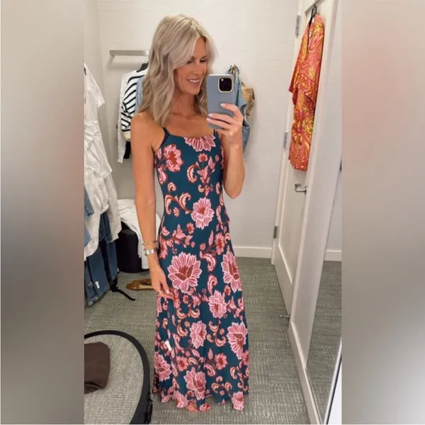 Farm Rio Flower Delicacy Paisley Slipdress - Image 9