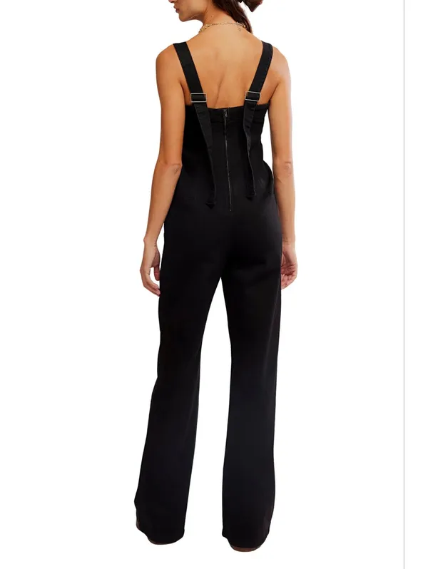 NWOT Free People Suns Out Bootcut Jumpsuit Sz XL - Image 10