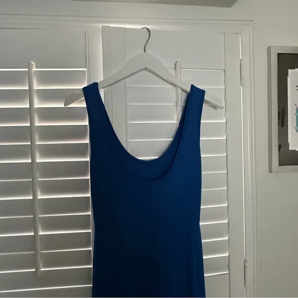 Rachel Pally Maternity Esther Dress Delta Blue M Maxi Modal - Image 5