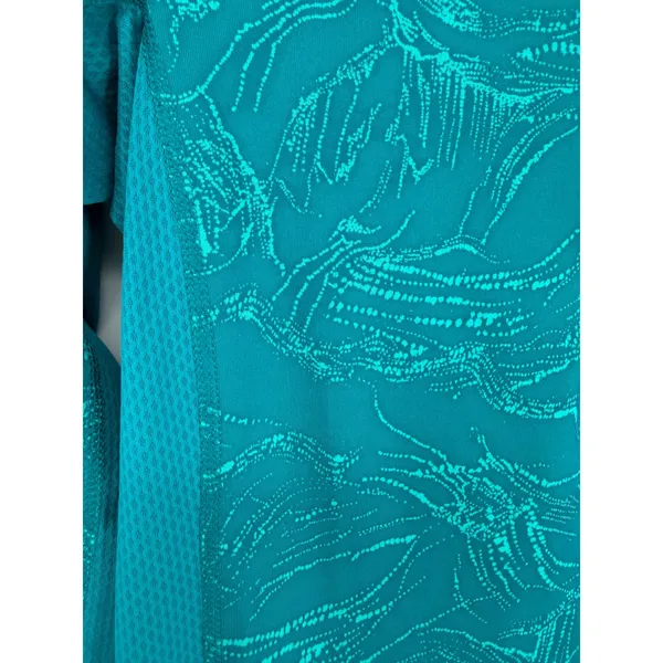 Patagonia Pullover Capilene Midweight XS Teal Blue 1/4 Zip Thumbhole Gorpcore - Image 3
