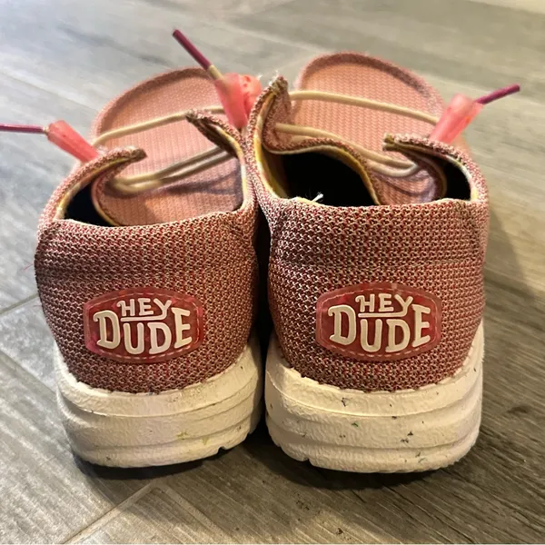 Hey Dude Shoes Wendy Knit 2 Desert Rose Women's Size 6 - Image 2