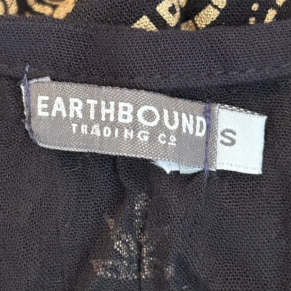 Earthbound Black and Gold Dashiki‎ Dress Size S - Image 9