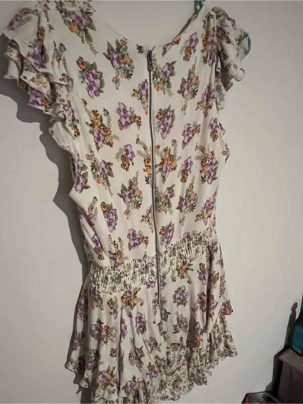 Alice‎ + Olivia Mariska Floral Romper Dress - Image 13