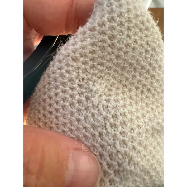Cato's‎ Cream Crochet Baby Doll Sweater Women's Size Large - Image 3