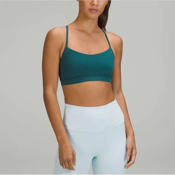 Lululemon Flow Y Nulu Bra *Light Support, A–C Cups Green Jasper - Image 3