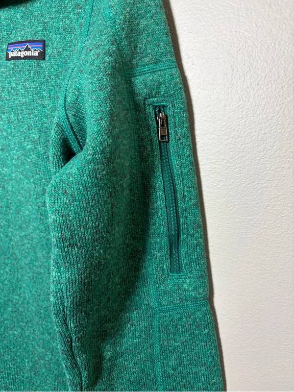 Patagonia Better Sweater Pullover Fleece 1/4 Zip Green - Image 5